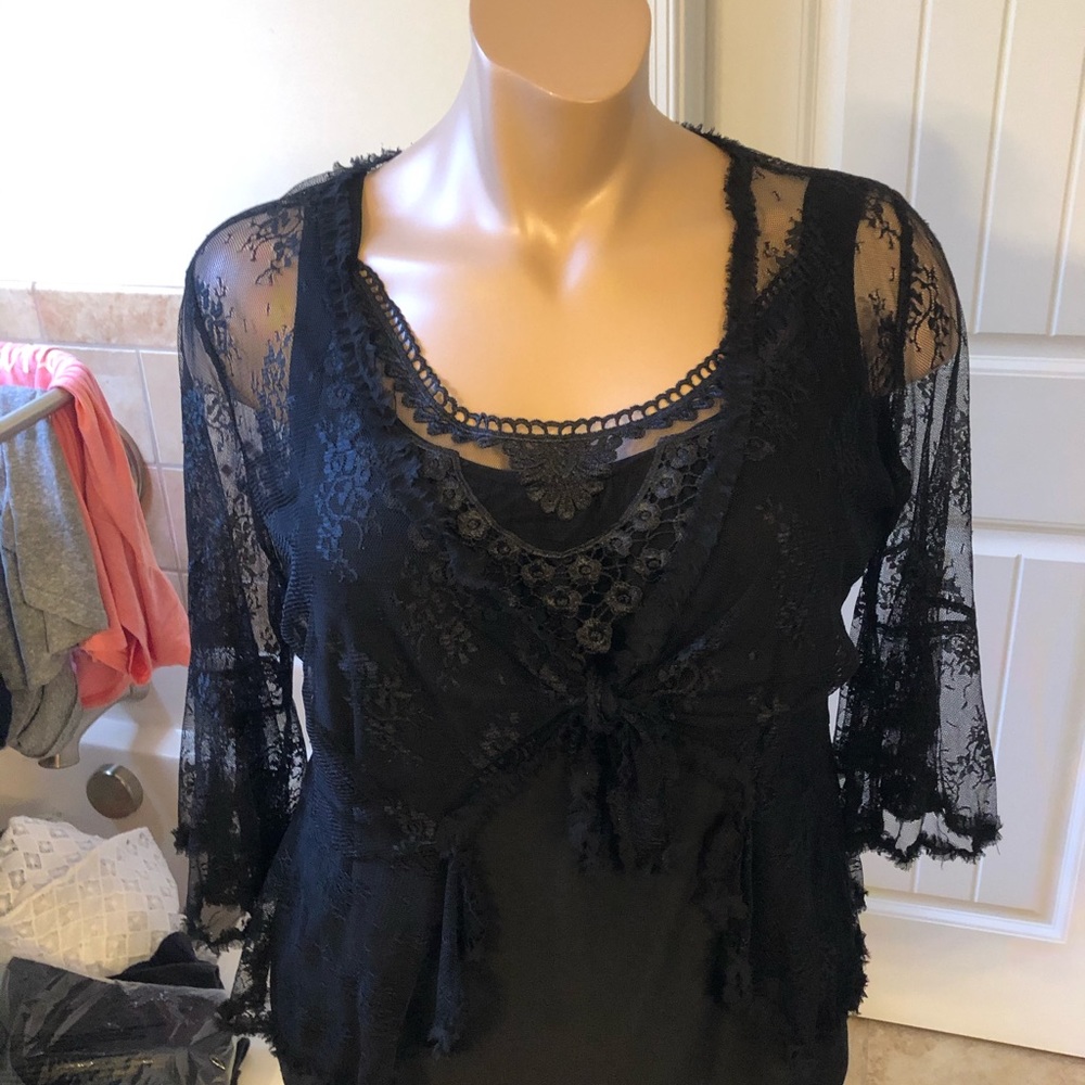 Lace shrug$35 Lace top$35 together $50
